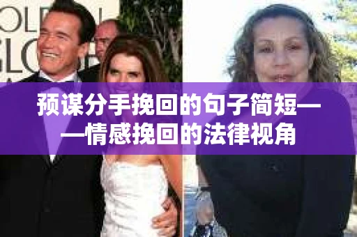 预谋分手挽回的句子简短——情感挽回的法律视角