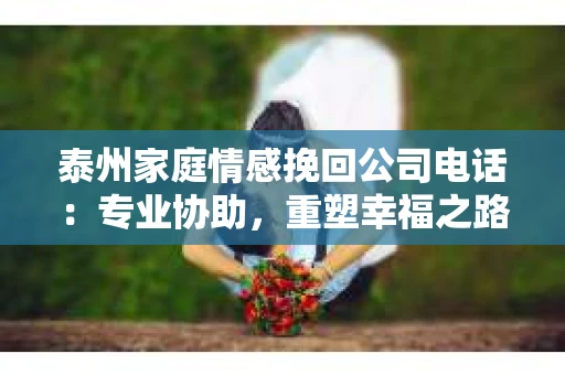 泰州家庭情感挽回公司电话：专业协助，重塑幸福之路