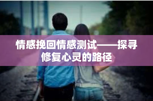 情感挽回情感测试——探寻修复心灵的路径