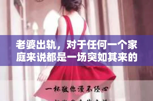 老婆出轨，对于任何一个家庭来说都是一场突如其来的风暴。面对这样的困境，如何挽回婚姻，重拾家庭的和谐，成为了许多人迫切想要了解的问题。今天，我们就来聊聊这个敏感而现实的话题——老婆出轨最好的挽回办法。