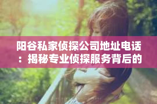 阳谷私家侦探公司地址电话：揭秘专业侦探服务背后的故事