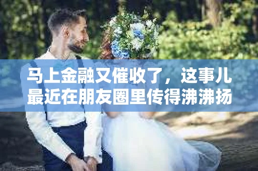 马上金融又催收了，这事儿最近在朋友圈里传得沸沸扬扬。说实话，我也有点好奇，这马上金融到底是怎么回事？催收又是怎么一回事？今天，我就来跟大家聊聊这个话题。