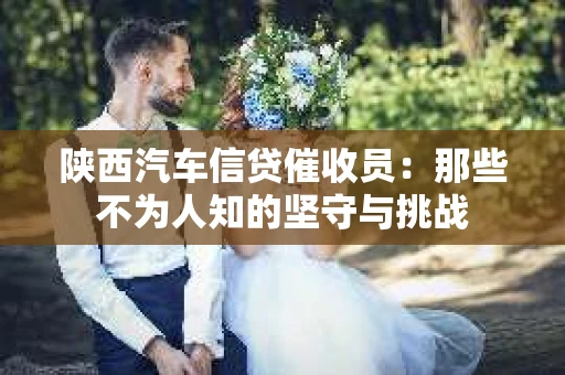 陕西汽车信贷催收员：那些不为人知的坚守与挑战