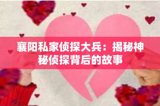 襄阳私家侦探大兵：揭秘神秘侦探背后的故事