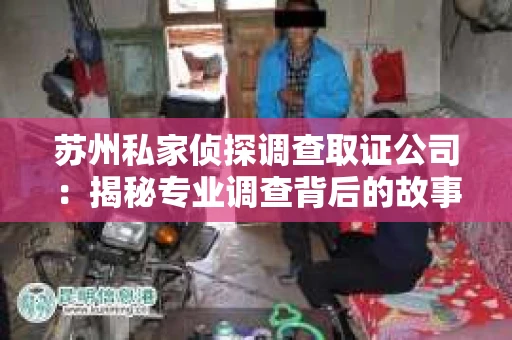 苏州私家侦探调查取证公司：揭秘专业调查背后的故事