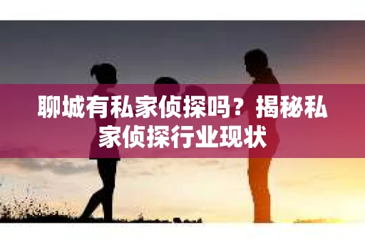 聊城有私家侦探吗？揭秘私家侦探行业现状