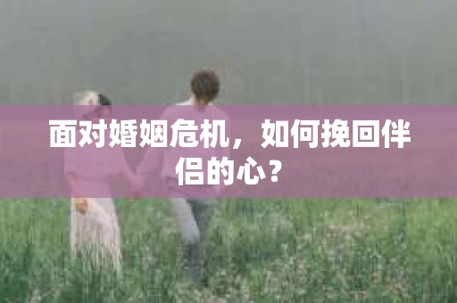 面对婚姻危机，如何挽回伴侣的心？