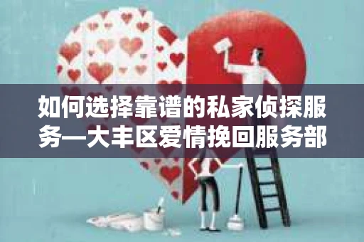 如何选择靠谱的私家侦探服务—大丰区爱情挽回服务部选择指南