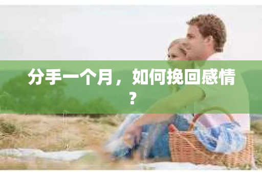 分手一个月，如何挽回感情？