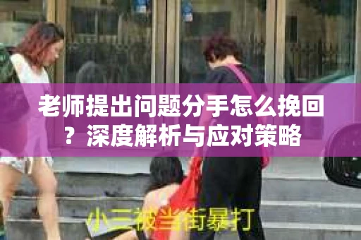 老师提出问题分手怎么挽回？深度解析与应对策略