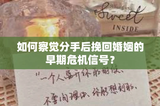 如何察觉分手后挽回婚姻的早期危机信号？
