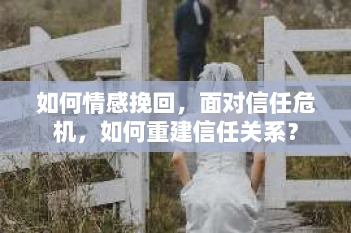 如何情感挽回，面对信任危机，如何重建信任关系？